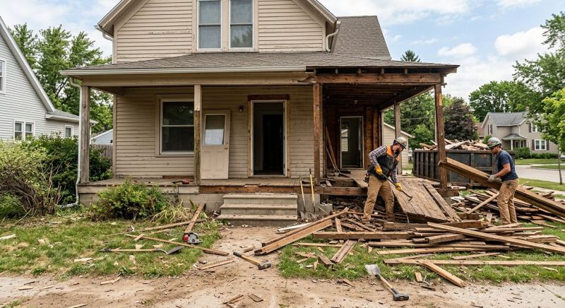 Concrete Porch Removal in Bergen County, NJ