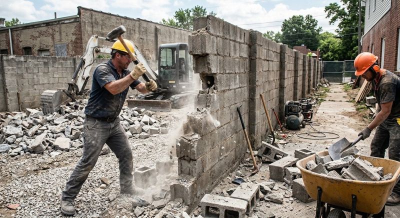 Concrete Wall Removal in Bergen County, NJ