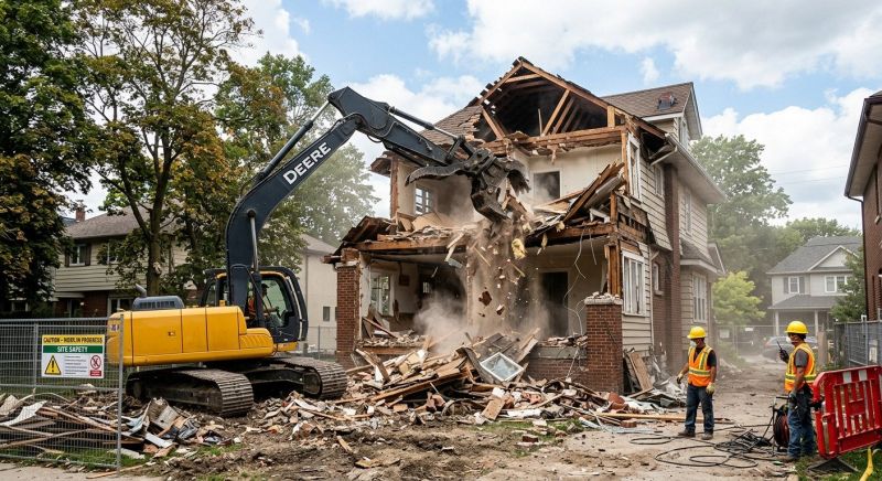 House Wrecking in Cypress, TX