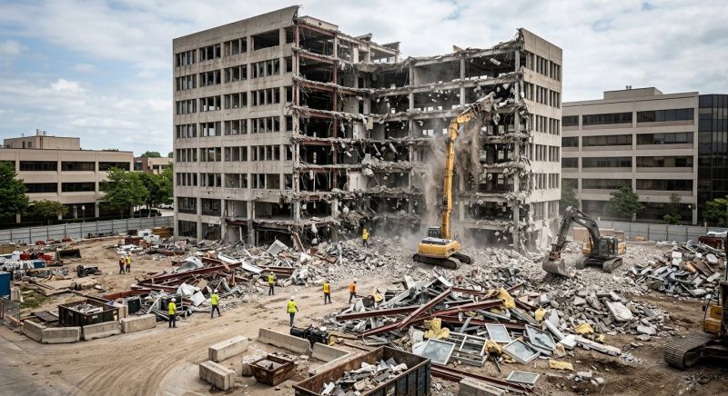 Office Demolition in Sacramento, CA